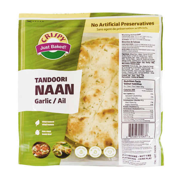 Crispy Garlic Naan