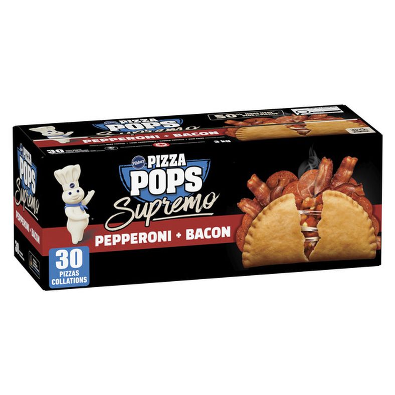 Pillsbury Pizza Pops Pepperoni + Bacon Supreme Snacks