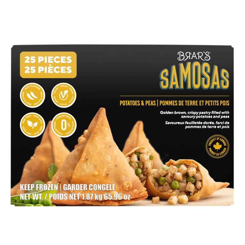 Brar’s Potatoes & Peas Vegetable Samosas