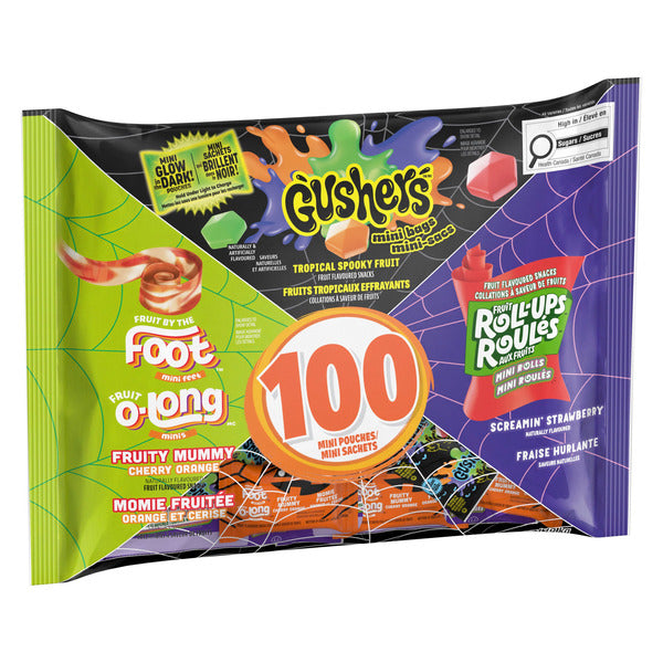 Betty Crocker Gushers, Fruit by the Foot & Fruit Roll-Ups Minis Variety Pack
