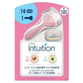Schick Intuition Razor Handle + 14 Cartridges