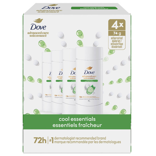 Dove Women's Cool Essentials Advanced Care Antiperspirant Deodorant