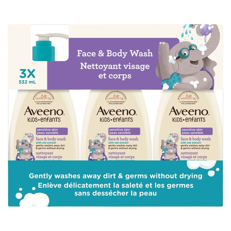 Aveeno Kids’ Face & Body Wash