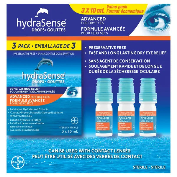 hydraSense Drops Advanced for Dry Eyes