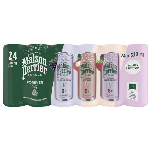 Maison Perrier Forever Sparkling Water Berry Variety Pack