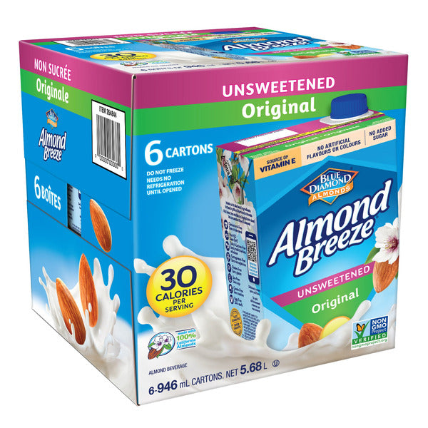 Almond Breeze Unsweetened Original Almond Milk