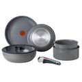 T-fal Ingenio 7-Piece Cookware Set - Gray