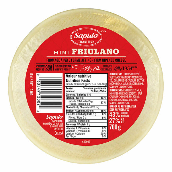Saputo Friulano Cheese