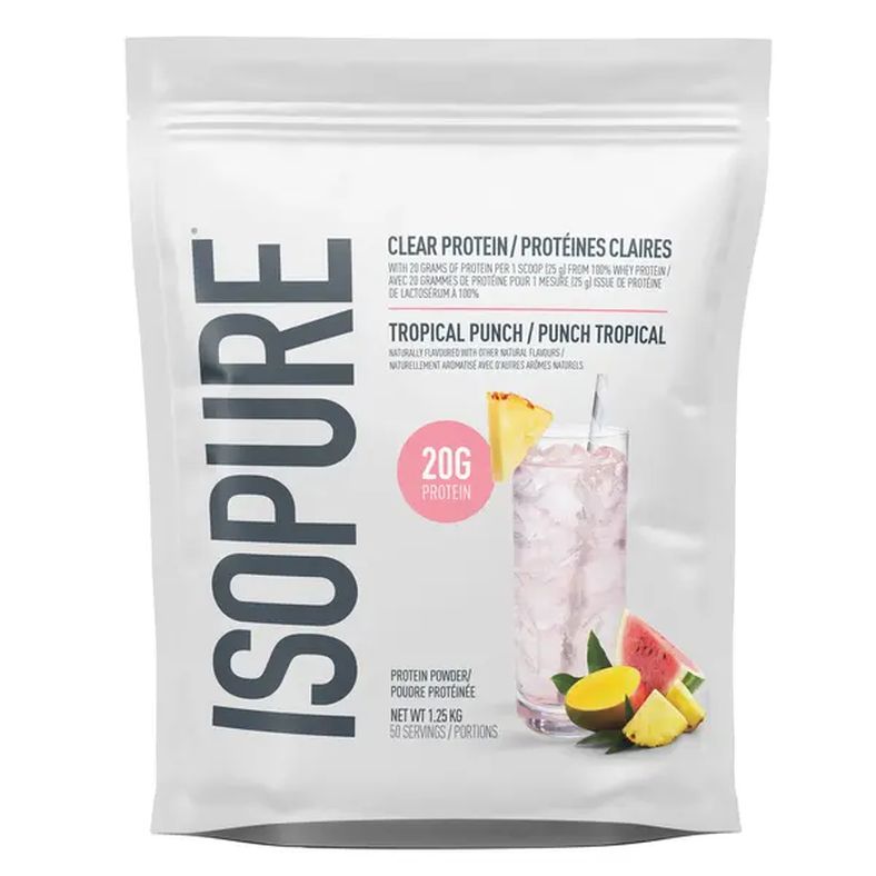 Isopure Clear Tropical Punch Protein Powder
