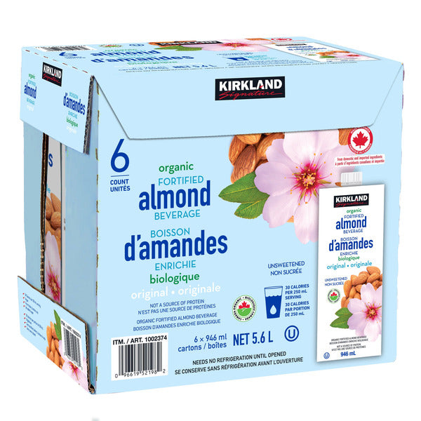 Kirkland Signature Organic Original Almond Beverage