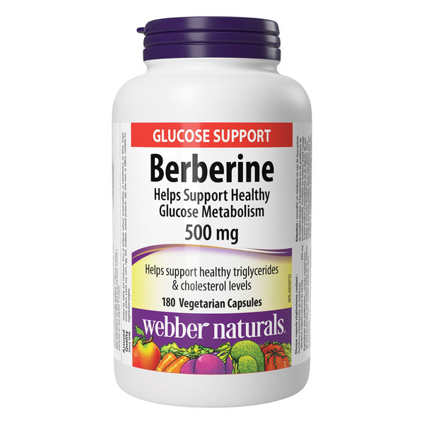 Webber Naturals Berberine 500 Mg Vegetarian Capsules