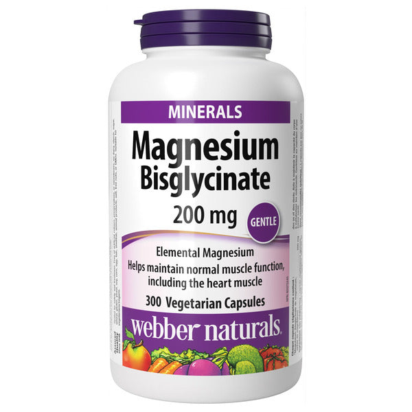 Webber Naturals Magnesium Bisglycinate Capsules