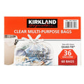 Kirkland Signature Clear Multi-Purpose Bags