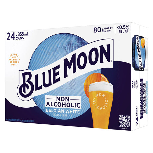 Blue Moon Brewing Non-Alcoholic Belgian White Beer