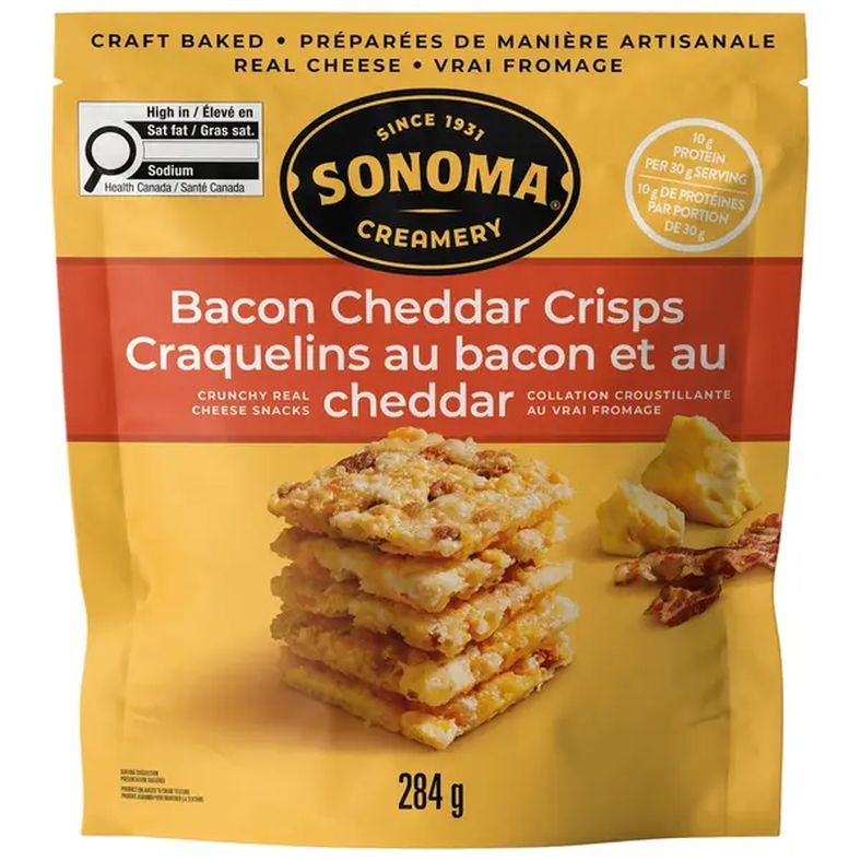 Sonoma Creamery Bacon Cheddar Crisps