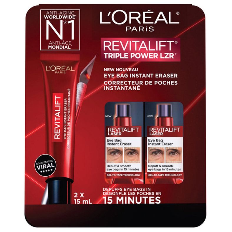 L'Oreal Revitalift Triple Power LZR Eye Bag Instant Eraser