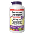 Webber Naturals Extra-Strength Glucosamine Chondroitin Sulfate Capsules